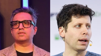 Ashneer Grover (left) offers advice to former OpenAI CEO Sam Altman (right) after his dismissal from the tech firm. Ashneer Grover (left) offers advice to former OpenAI CEO Sam Altman (right) after his dismissal from the tech firm.