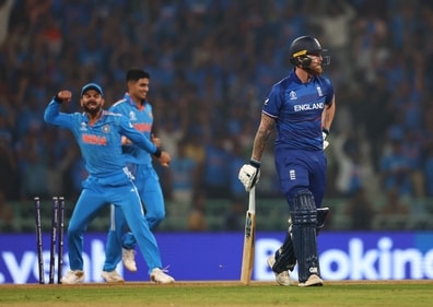 Mohammed Shami's dismissal of Ben Stokes is arguably the single most enthralling passage of CWC 23. (Reuters)