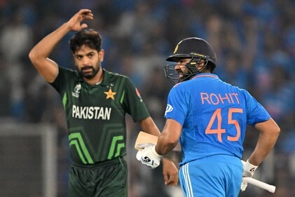 Rohit Sharma took flight against Pakistan (AFP)