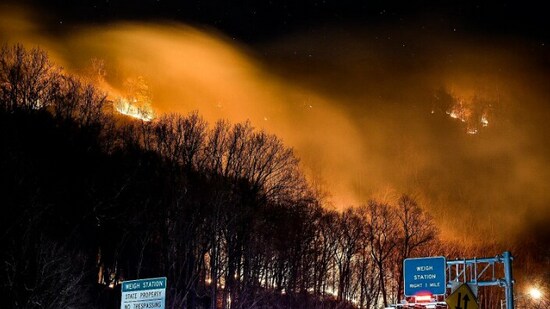 “For public and firefighter safety, the Appalachian Trail is closed from Interstate 40 to Max Patch,” said the forest officials.
