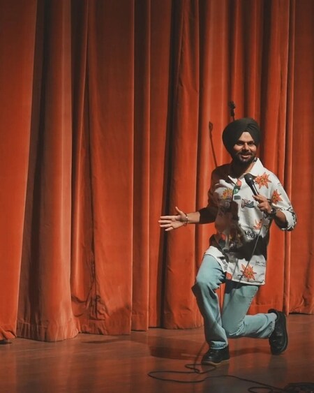 Comedian Jaspreet Singh's stand-up act, With Love, Jaspreet is a show about connecting hearts. Comedian Jaspreet Singh's stand-up act, With Love, Jaspreet is a show about connecting hearts.