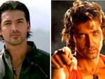 John Abraham as Kabir in Dhoom and Hrithik Roshan as Aaryan in Dhoom 2 John Abraham as Kabir in Dhoom and Hrithik Roshan as Aaryan in Dhoom 2