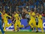 India vs Australia World Cup Final: Australian players celebrate after winning the ICC Cricket World Cup for the sixth time. 