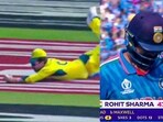 Rohit Sharma was dismissed for 47 off 31 in World Cup final Rohit Sharma was dismissed for 47 off 31 in World Cup final