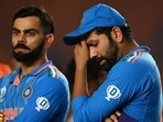 Virat Kohli and Rohit Sharma's faces tell the story
