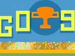 Google Doodle celebrates 2023 ICC Men's Cricket World Cup final between India and Australia.