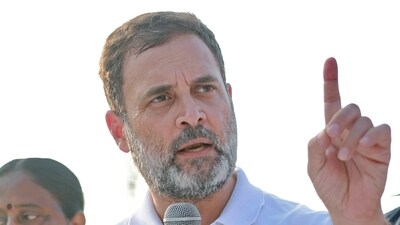 Congress leader Rahul Gandhi addresses supporters during a public rally. (ANI FILE) (Congress-X) Congress leader Rahul Gandhi addresses supporters during a public rally. (ANI FILE) (Congress-X)