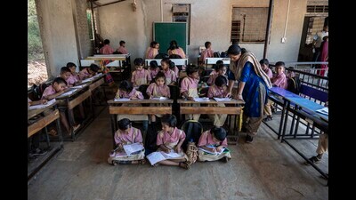 Adsule was awarded a PhD this month by the SPPU education department for her research titled, ‘Kardelwadi Zilla Parishad School: A Study’ which she completed under the guidance of professor Atul Kulkarni. (HT PHOTO)