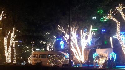 The accused had allegedly wrapped multiple artificial lights in front of his bungalow causing defacement of public property. (HT PHOTO) The accused had allegedly wrapped multiple artificial lights in front of his bungalow causing defacement of public property. (HT PHOTO)