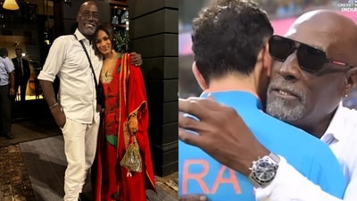 Masaba Gupta's latest Instagram post is all about Virat Kohli and Viv Richards. (Instagram/@masabagupta) Masaba Gupta's latest Instagram post is all about Virat Kohli and Viv Richards. (Instagram/@masabagupta)