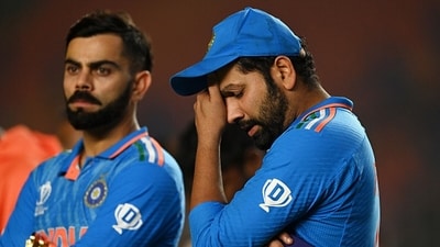 Virat Kohli and Rohit Sharma's faces tell the story (Getty) Virat Kohli and Rohit Sharma's faces tell the story (Getty)