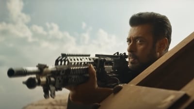 Salman Khan in a still from Tiger 3. Salman Khan in a still from Tiger 3.
