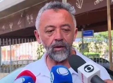 Ana's father, Weiny Machado speaks out on his daughter's demise. (TV Globo)