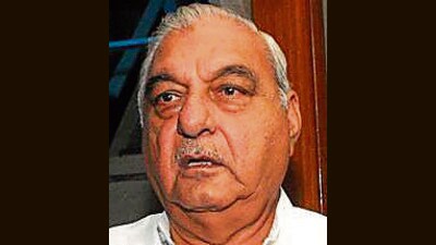 Former Haryana chief minister (CM) Bhupinder Singh Hooda on Monday said that the Bharatiya Janata Party (BJP)-Jannayak Janta Party (JJP) government’s 75% private sector quota law, held unconstitutional and ultra vires by the court, was enacted merely to “mislead” the people of the state. (HT File Photo)