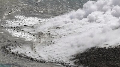 Japan Tsunami: Plume billows from the water off the Ioto island, following an eruption in Ogasawara, southern Tokyo, Japan. (AP) Japan Tsunami: Plume billows from the water off the Ioto island, following an eruption in Ogasawara, southern Tokyo, Japan. (AP)
