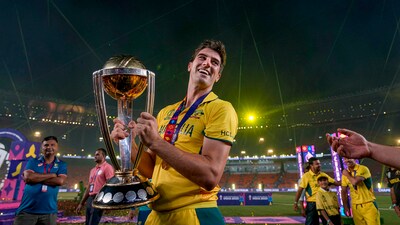 Pat Cummins has won the World Cup for a second time in his career (PTI) Pat Cummins has won the World Cup for a second time in his career (PTI)