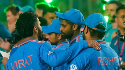 Rohit Sharma is 36, Virat Kohli 35, Ravindra Jadeja 34 and Mohammed Shami 33. (PTI) Rohit Sharma is 36, Virat Kohli 35, Ravindra Jadeja 34 and Mohammed Shami 33. (PTI)