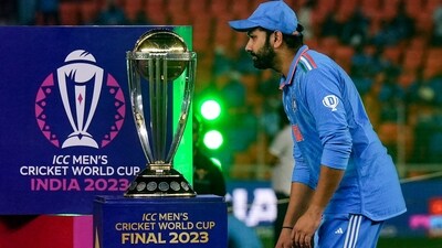 India's captain Rohit Sharma during the presentation ceremony of the ICC Men's Cricket World Cup 2023 at the Narendra Modi Stadium, in Ahmedabad (PTI) India's captain Rohit Sharma during the presentation ceremony of the ICC Men's Cricket World Cup 2023 at the Narendra Modi Stadium, in Ahmedabad (PTI)