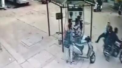 Police said the abduction was captured on a CCTV camera installed at the petrol pump (Videograb) Police said the abduction was captured on a CCTV camera installed at the petrol pump (Videograb)
