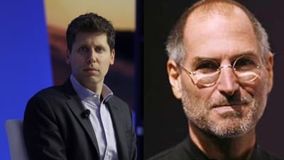 Sam Altman and Steve Jobs Sam Altman and Steve Jobs