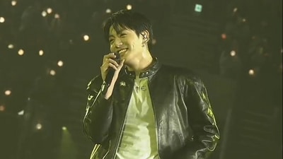 Many of Jungkook's bandmates supported his performance by attending virtually or personally. Many of Jungkook's bandmates supported his performance by attending virtually or personally.