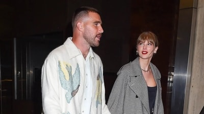 Travis Kelce and Taylor Swift (X(formerly Twitter)/@ViralThingz) Travis Kelce and Taylor Swift (X(formerly Twitter)/@ViralThingz)