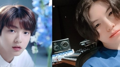 Soobin and Woozi (Instagram) Soobin and Woozi (Instagram)