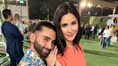 Sharing a photo with actor Katrina Kaif, Orry, who was dressed ina blue and white printed outfit, wrote on Instagram Stories, "Sometimes I look at my friends and think to myself, 'Where did I find these weirdos?'But then I think: What would I do without them?' The actor was spotted in an orange dress at the Ambani bash. Sharing a photo with actor Katrina Kaif, Orry, who was dressed ina blue and white printed outfit, wrote on Instagram Stories, "Sometimes I look at my friends and think to myself, 'Where did I find these weirdos?'But then I think: What would I do without them?' The actor was spotted in an orange dress at the Ambani bash. 