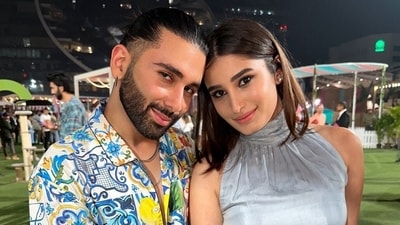 Orhan Awatramani also posed with Rasha Thadani at the Ambani bash. Orry kept Rasha, who is Raveena Tandon's daughter, close as they smiled for the camera. Rasha wore a silver dress. The star kids has been in the news for her upcoming acting debut in Abhishek Kapoor’s film next year. In the action-thriller, she will be seen opposite Ajay Devgn's nephew, Aaman Devgan. Orhan Awatramani also posed with Rasha Thadani at the Ambani bash. Orry kept Rasha, who is Raveena Tandon's daughter, close as they smiled for the camera. Rasha wore a silver dress. The star kids has been in the news for her upcoming acting debut in Abhishek Kapoor’s film next year. In the action-thriller, she will be seen opposite Ajay Devgn's nephew, Aaman Devgan.