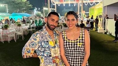 Orry also got Shloka Ambani, Isha's sister-in-law, to pose with him at the grand birthday party, which was held on Saturday, a day before the twin's birthday. Shloka wore a black and white dress and smiled wide as she posed with Orry. Orry also got Shloka Ambani, Isha's sister-in-law, to pose with him at the grand birthday party, which was held on Saturday, a day before the twin's birthday. Shloka wore a black and white dress and smiled wide as she posed with Orry. 