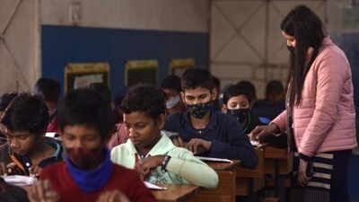 A view from inside a classroom at a government school. (HT File) A view from inside a classroom at a government school. (HT File)