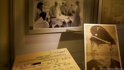 A "medical report" from the Third Reich: countless doctors aided and abetted Nazi crimes (Thomas Frey/dpa/picture alliance	)