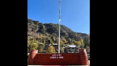 Army inaugurates 104-feet tricolour (HT Photo)