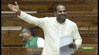 BJP lawmaker Ramesh Bidhuri hurled communal slurs at Bahujan Samaj Party (BSP) parliamentarian Danish Ali during a discussion in the Lok Sabha in September. (PTI) BJP lawmaker Ramesh Bidhuri hurled communal slurs at Bahujan Samaj Party (BSP) parliamentarian Danish Ali during a discussion in the Lok Sabha in September. (PTI)
