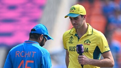 Pat Cummins had won the toss and chose to chase in the 2023 World Cup final (AFP) Pat Cummins had won the toss and chose to chase in the 2023 World Cup final (AFP)