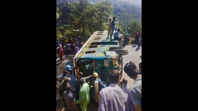 Doda bus accident: Owner of the private bus booked (PTI)