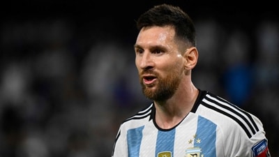 Argentina's forward Lionel Messi gestures during the 2026 FIFA World Cup South American qualification football match (AFP) Argentina's forward Lionel Messi gestures during the 2026 FIFA World Cup South American qualification football match (AFP)