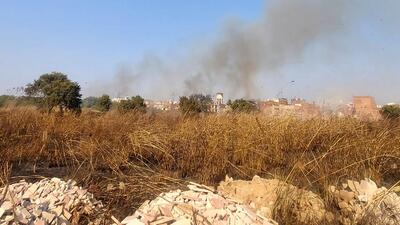 Fire broke out near the laundry plant at Postgraduate Institute of Medical Education and Research (PGIMER), Chandigarh, on Tuesday, making it the third blaze on campus in two months. (HT File) Fire broke out near the laundry plant at Postgraduate Institute of Medical Education and Research (PGIMER), Chandigarh, on Tuesday, making it the third blaze on campus in two months. (HT File)
