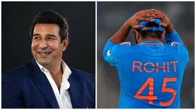 Wasim Akram opined that Rohit Sharma's Team India panicked in the World Cup 2023 final (Getty Images-PTI) Wasim Akram opined that Rohit Sharma's Team India panicked in the World Cup 2023 final (Getty Images-PTI)