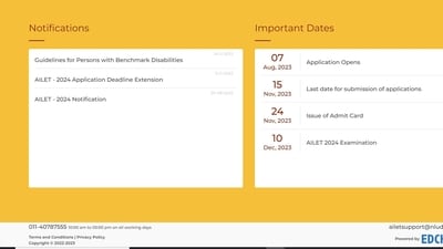 National Law University Delhi postpones AILET 2024 release date; admit card to be released on November 24 National Law University Delhi postpones AILET 2024 release date; admit card to be released on November 24