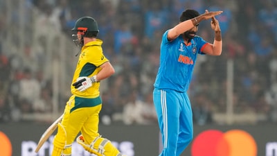 India's Jasprit Bumrah asks for DRS against Australia's batter Marnus Labuschagne (PTI)