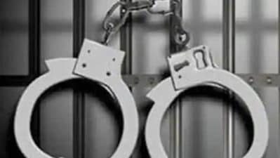 On checking, they were found two country-made pistols in their possession. On checking, they were found two country-made pistols in their possession.