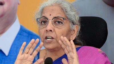 Union finance minister Nirmala Sitharaman. (ANI) Union finance minister Nirmala Sitharaman. (ANI)