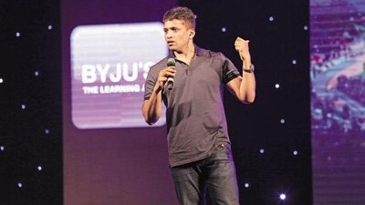 Byju Raveendran of Think and Learn Pvt. Ltd that runs edutech start-up Byju’s. (HT File)