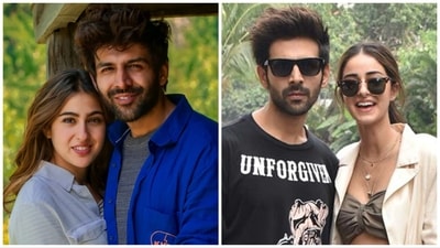 Kartik Aaryan seems miffed that he was once again discussed on Koffee With Karan.