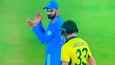 Plenty of words were thrown at Marnus Labuschagne by the Indian fielders, including Virat Kohli (Screengrab) Plenty of words were thrown at Marnus Labuschagne by the Indian fielders, including Virat Kohli (Screengrab)