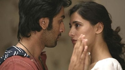 Nargis Fakhri with Ranbir Kapoor in a still from Rockstar (2011). Nargis Fakhri with Ranbir Kapoor in a still from Rockstar (2011).