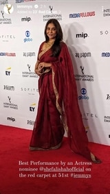 Shefali Shah at International Emmy Awards.