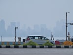 Huge Air Pollution seen near Reclamation at Bandra, in Mumbai, India, Saturday, Nov 11, 2023. 