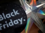 A Black Friday sale sign is seen on a shop window in Nantes, France, November 21, 2023. REUTERS/Stephane Mahe